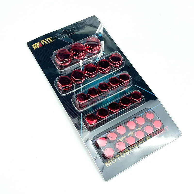 30 قطعة 1.4/1.2/1/0.8 سنتيمتر دراجة نارية تعديل غطاء برغي الديكور ل دراجات نارية سيارة كهربائية الملونة الجوز غطاء اكسسوارات #5