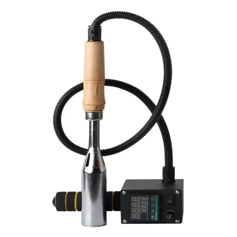 Mini One Hand Hot Stamping Machine 300 w Adjustable Temperature Portable Hot Stamping Machine Leather Wood Metal Food