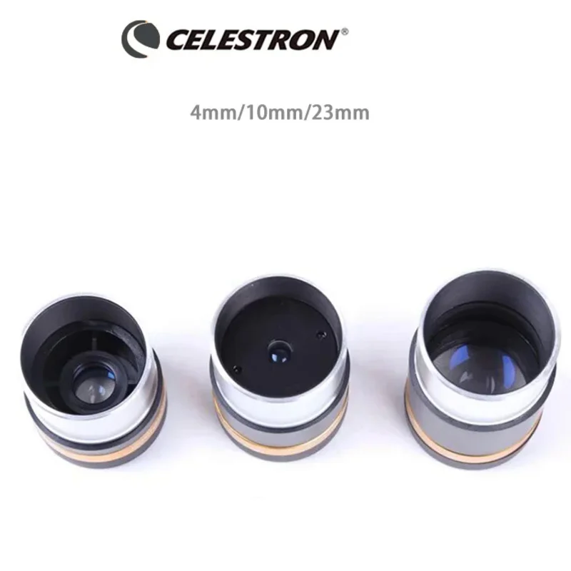 Celestron 62 stopni asferyczny okularowy wysokiej rozdzielczości 4/10/23mm w pełni powlekany dla 1.25 \