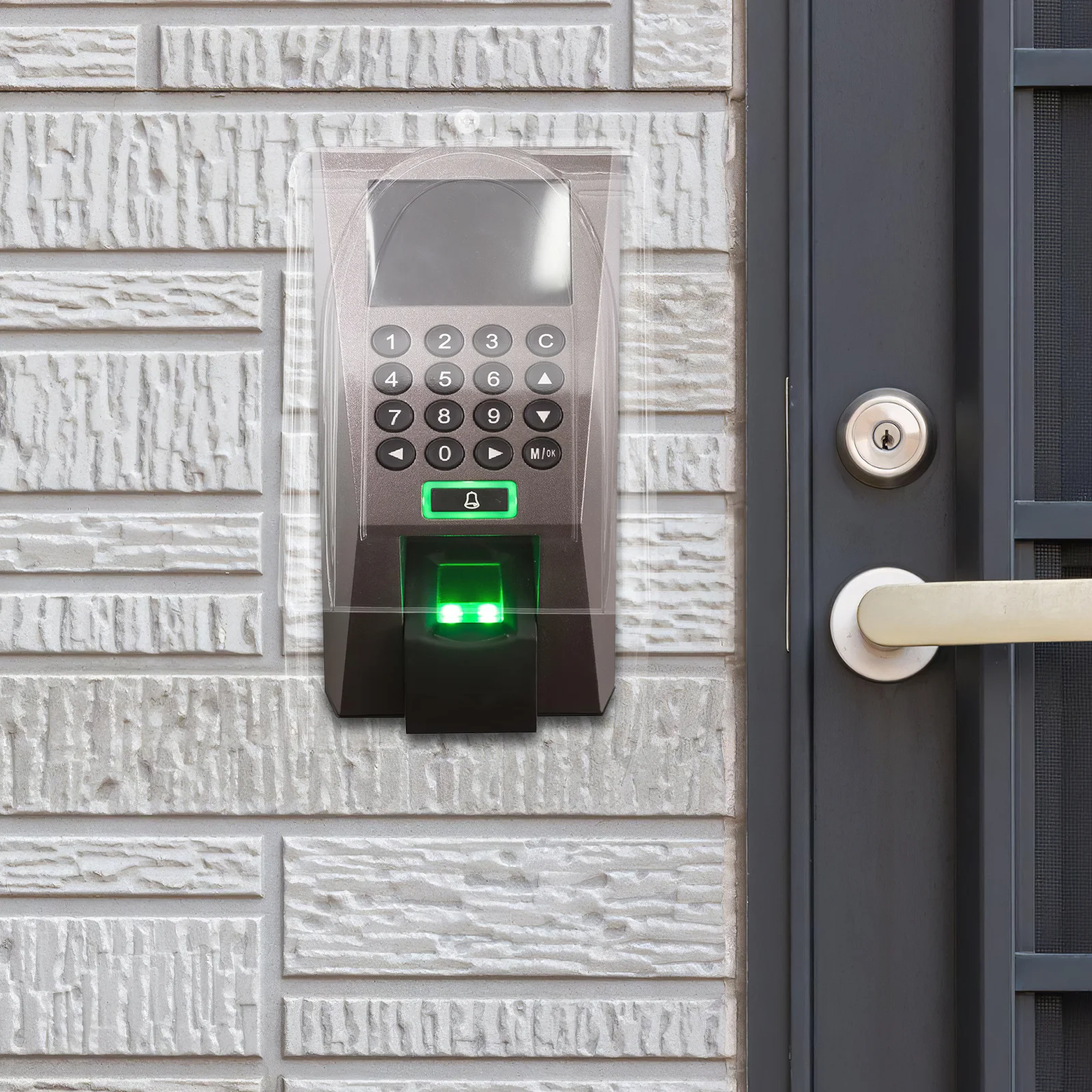 Waterproof Transparent Doorbell Rain Cover 8.37x4.76x3.14 for Control Keypad Weather Resistant Protection Plastic