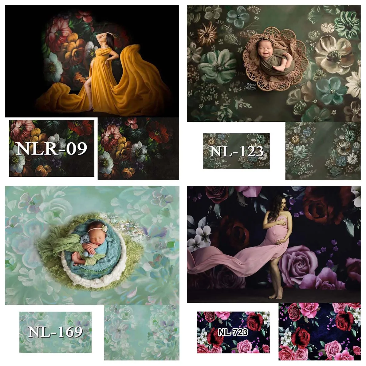 

Фоны для фотосъемки картина маслом абстрактная текстура цветы новорожденные дети портреты студийный фото фон день рождения ребенок душ