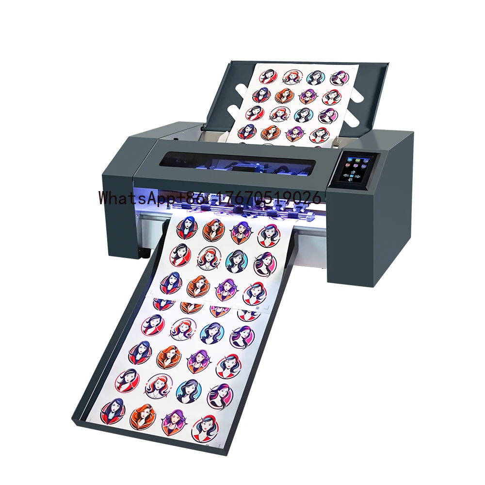 2026-2026 Stable Stepper Motor Auto Feeding Label Cutting Machine CCD Automatically Contour Locates Sheet Cutter