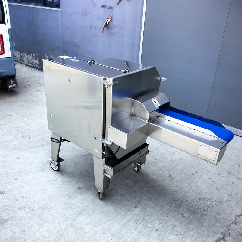 Портативная машина для резки ветчины и говядины из нержавеющей стали 304, машина для нарезки приготовленного мяса