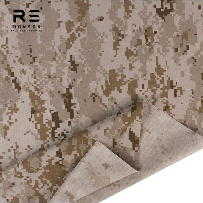 

Лидер продаж, 50% нейлон, 50% хлопок, ткань Ripstop MARPAT Desert NYCO5050, тактическая ткань для униформы на складе