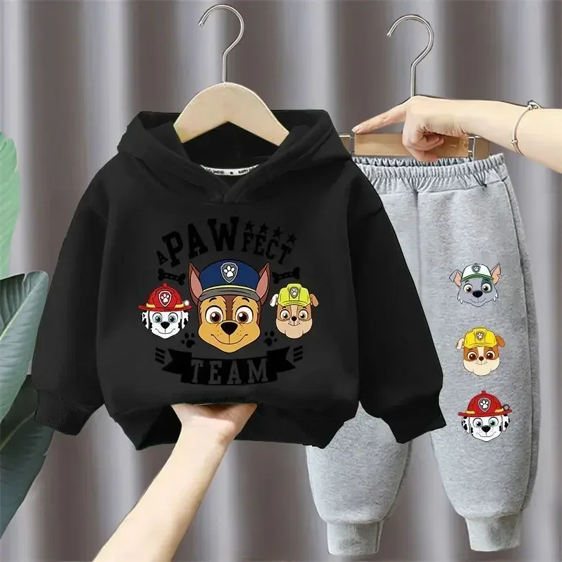 Kinder Frühling Herbst Langarm-Hoodies und Lange Hosen 2-teilige Sets Kinder Jogginganzug Sets Jungen PAW Patrol Trainingsanzug Kleidung – Detail 8
