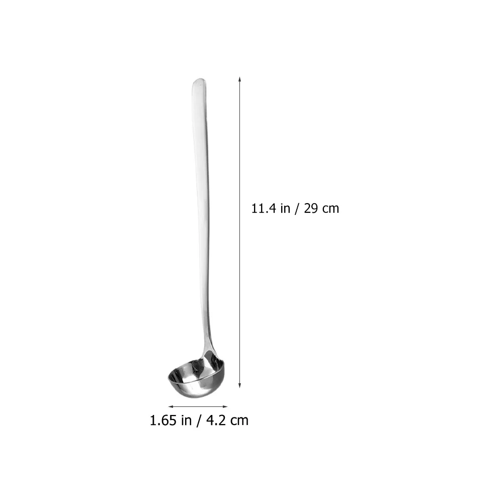 

Heavy Duty Stainless Steel Ladle with Long Handle for Soup Water Rice Porridge Serving Cooking Kitchen Spoon Utensil