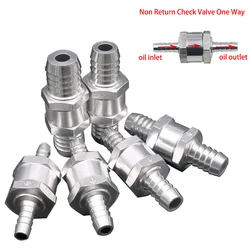 One Way 6/8/10/12/14/16mm 6 Size Valves Aluminium Alloy Fuel Non Return Check Valve One Way Fit Carburettor Wholesale Price