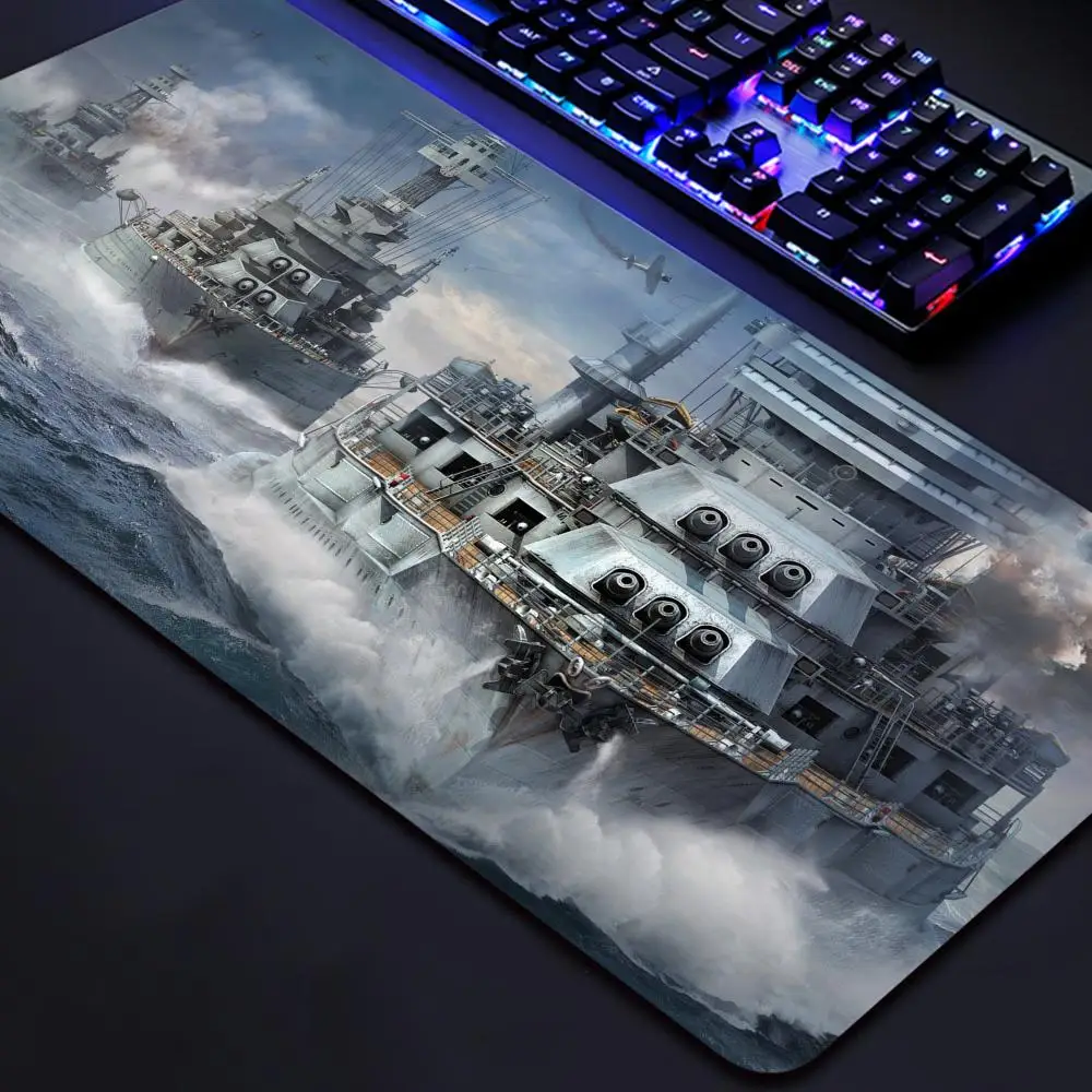 

Mousepad Xxl World of Warships Pad Mouse Mats Gaming Accessories Desk Mat Deskmat Gamer Mause Anime Office Pads Pc Desktop Large