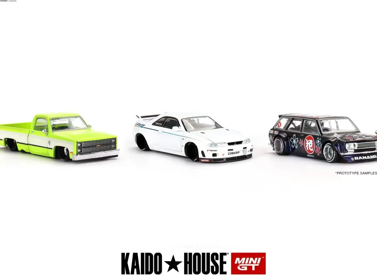 Kaido House MINIGT 1:64 Alloy model 112 113 114 Pickup R33 Cherry Blossom