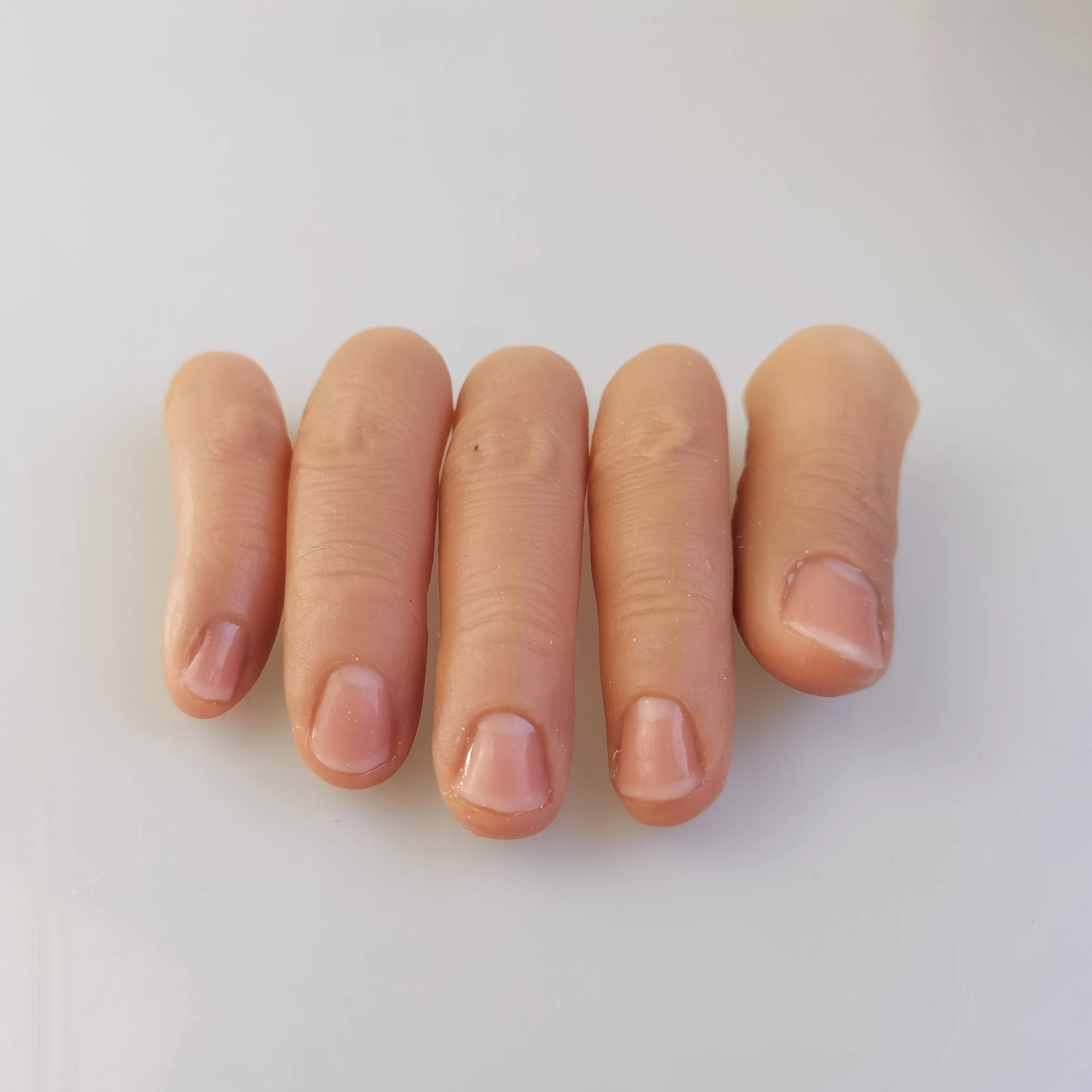 Silicone finger set  Designed specifically for amputees Pass security testing Pull-On Lightweight  SF