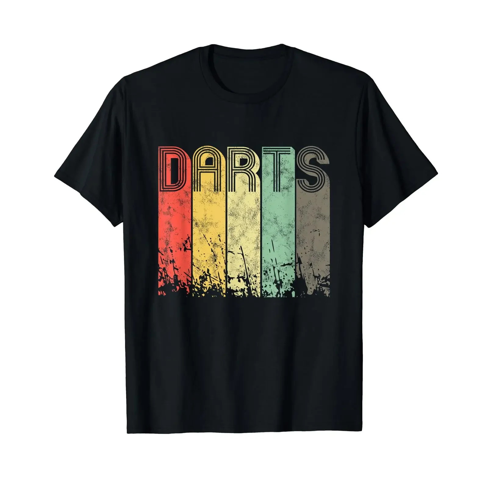 Darts T Shirt Humorous Quote Board Retro Idea vintage Washed Slightly Unisex Stretched Comfortable Top For Everyday Wear homme