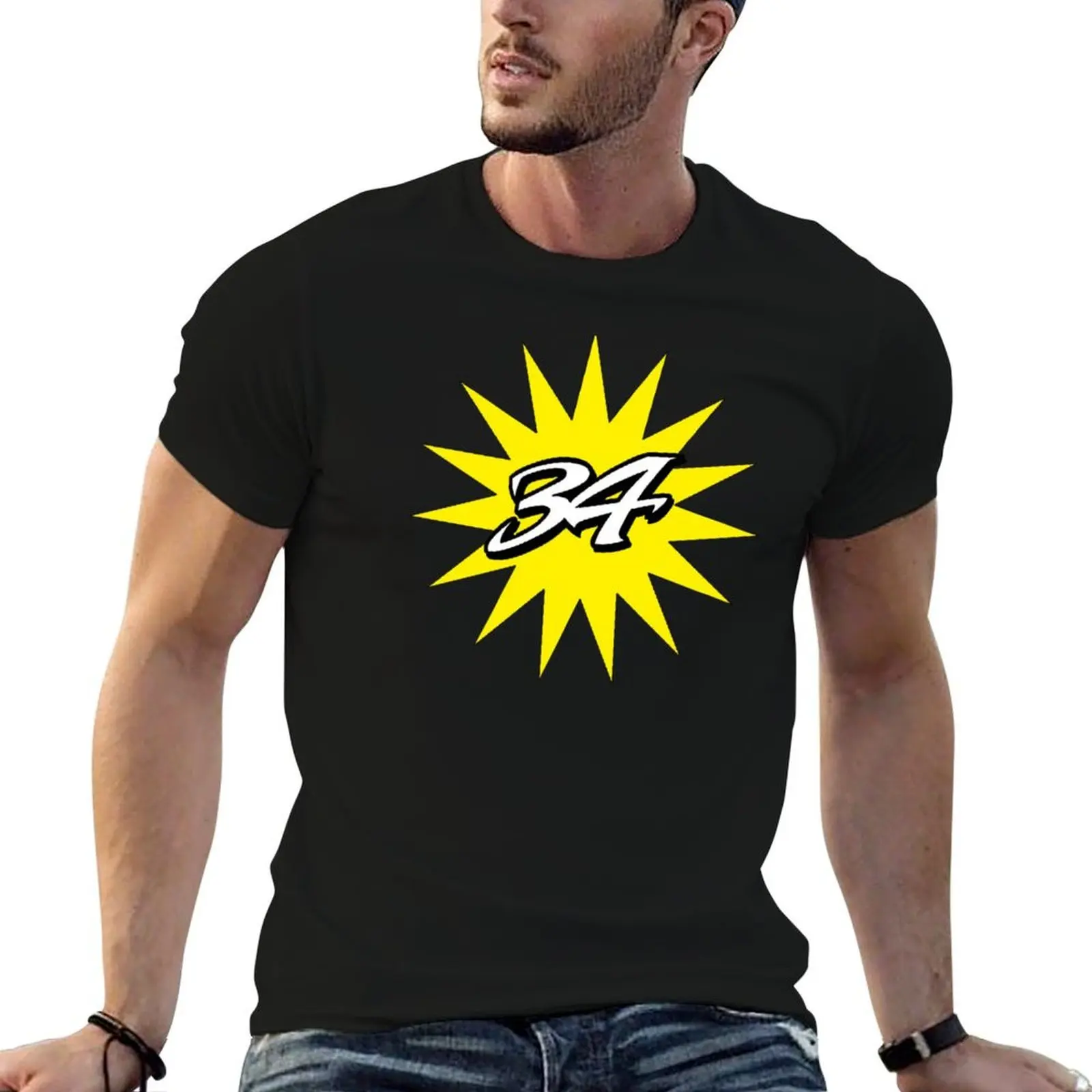 

Kevin Schwantz 34 T-Shirt t shirts with prints t shirts for man pack white black cotton t-shirt plain for man package T-shirt