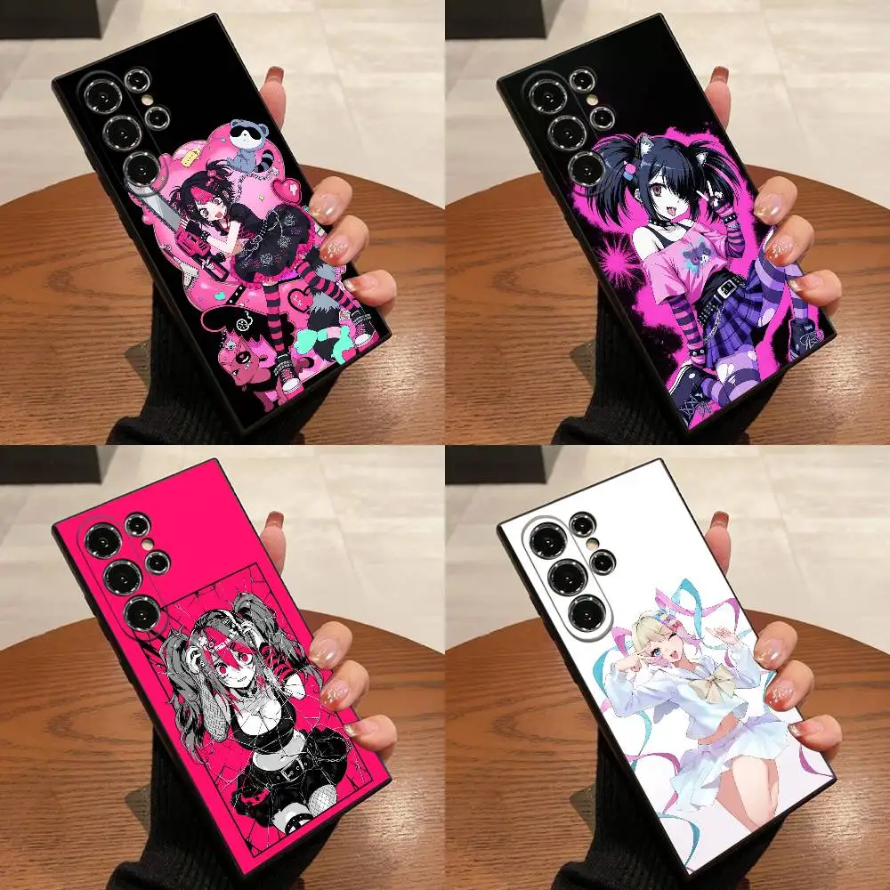 

N-Needy Streamer Overload Ame Angel Phone Case For Samsung S25,S24,S21,S22,S23,S30,Ultra,S20,Plus,Fe,Lite,5G Black Cover