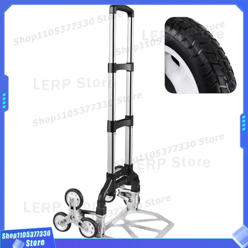 Industrial Stainless Steel Foldable Trolley Retractable Platform Cart Customizable Luggage Hand Truck OEM Service Heavy Duty
