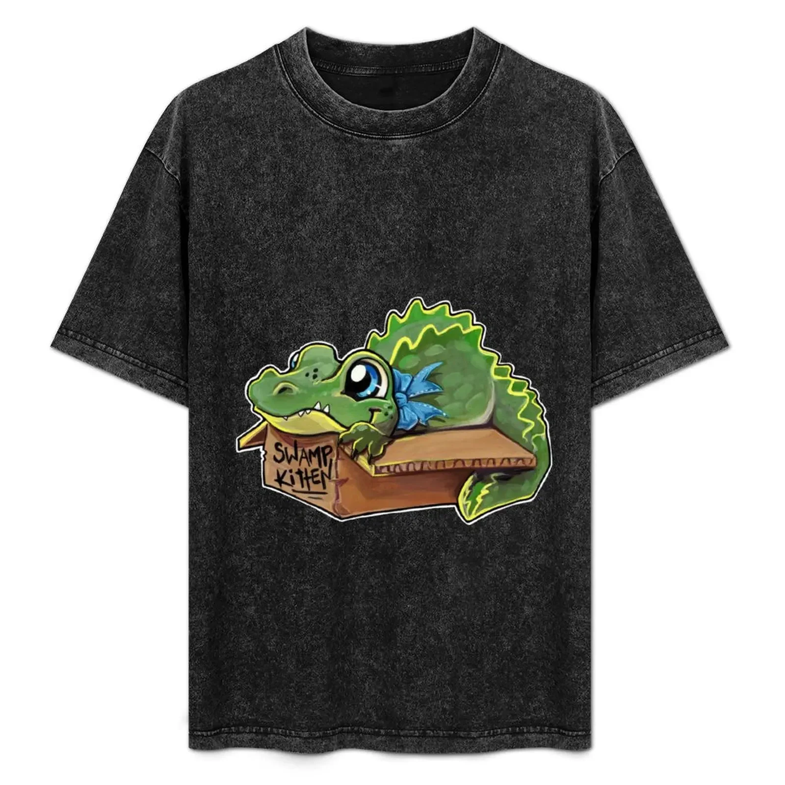 

Swamp kitten T-Shirt Blouse aesthetic clothes vintage clothes oversized t shirt anime shirts men