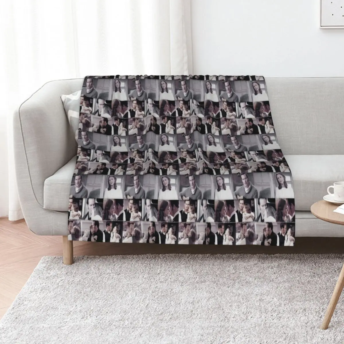 Ed and Lorraine Warren Throw Blanket Portable Lightweight Blanket for Travel Camping