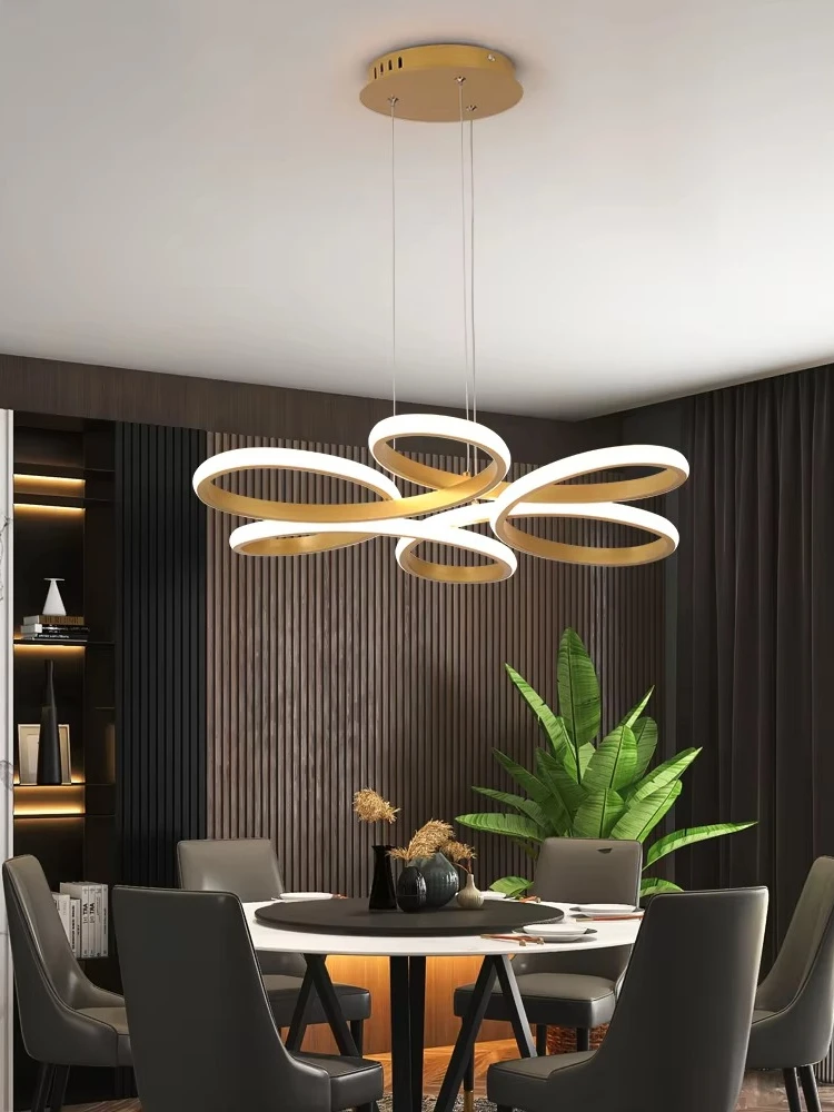 120 cm Height 58 cm Diameter 67w Light Emitting Diode Ceiling Chandelier with Remote Control