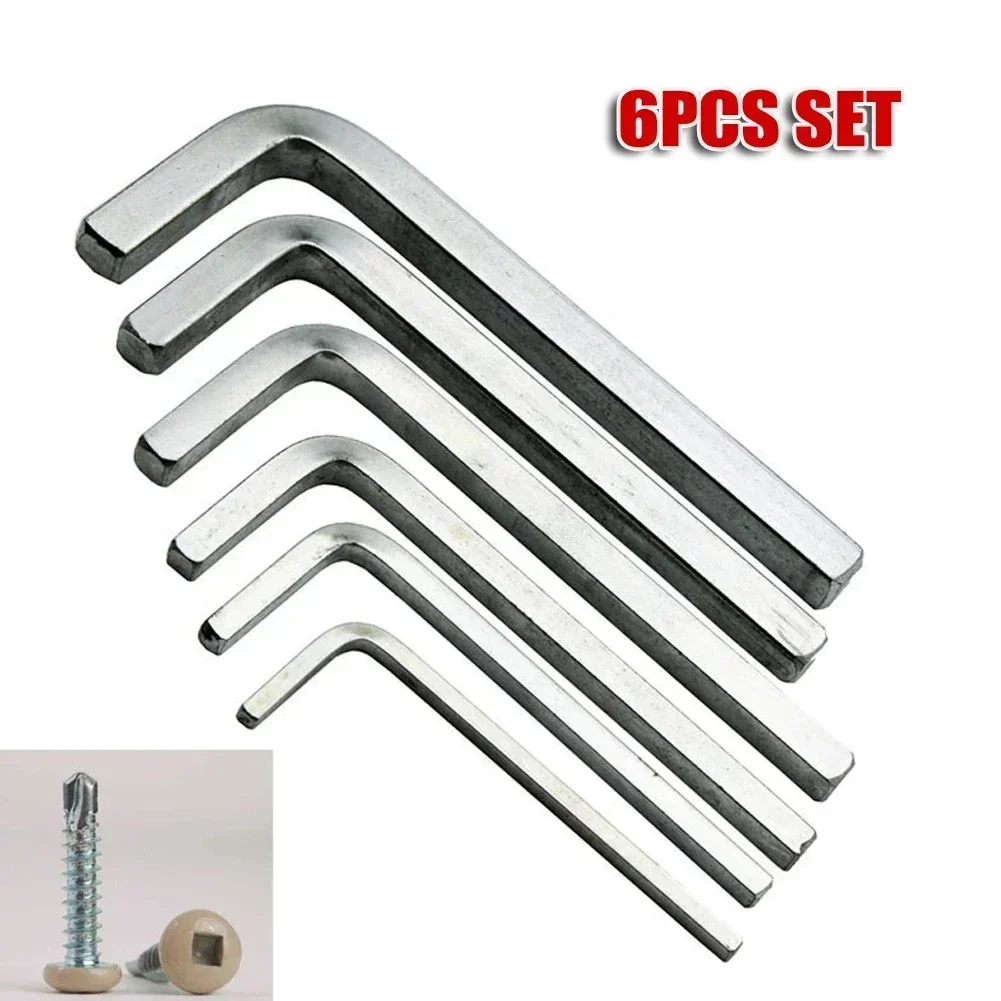 1/4/6/7pcs 3-10mm Mini Hexagon Keys Set Alloy Steel Wrench Screwdriver Kit Multifunctional Repair Hand Tools
