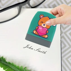 Care Bear Custom-Made Baby Name Stamp DIY For Children Name Seal Student Clothes Chapter Not Easy To Fade Security Name Stamp