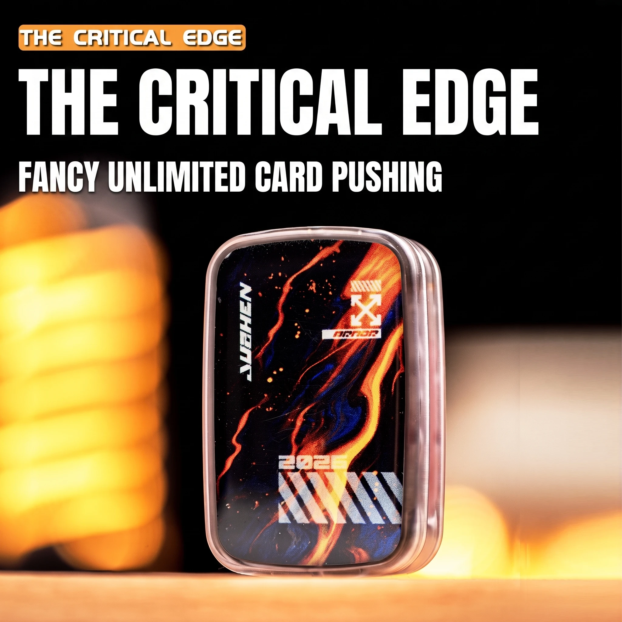 JUZHEDC THE CRITICAL EDGE Freestyle Competitive Unlimited Travel Fidget Slider, Beginner Training Finger Stress Relief Toy
