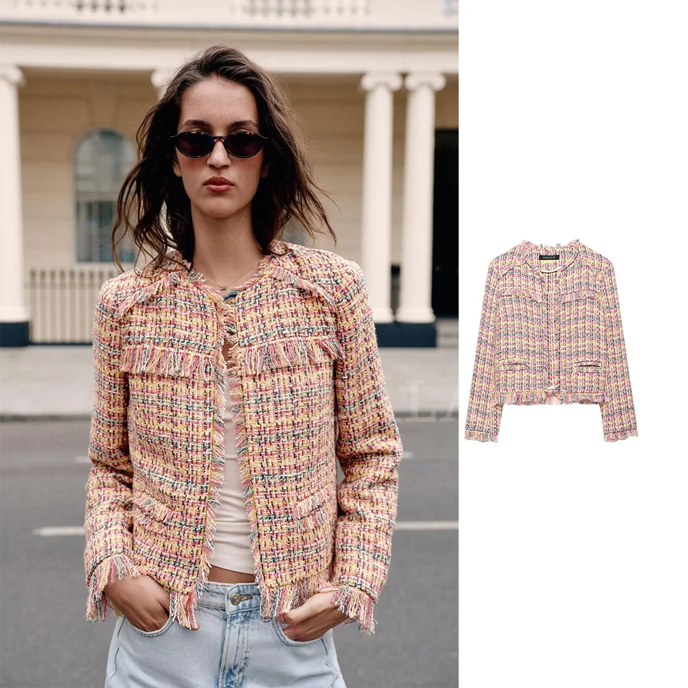 KONDALA 2026 Herbst Winter Elegante Damen Rosa Jacken Mode Casual Urlaub Ausgehzubehör Streetwear Damenjacken