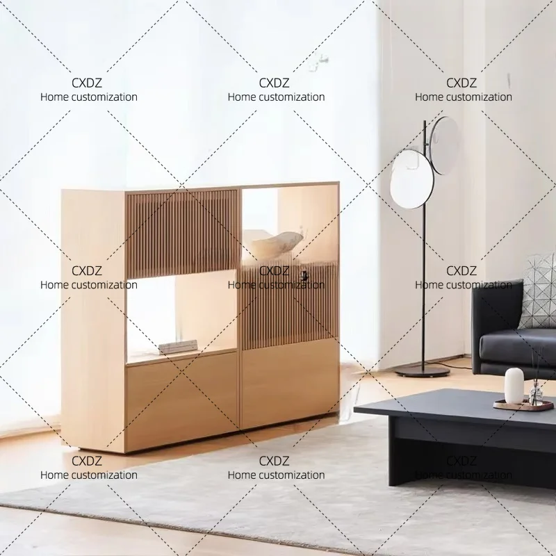 XX Combination Bookcase Entrance Cabinet Bookshelf  Japanese Entrance Display Cabinet