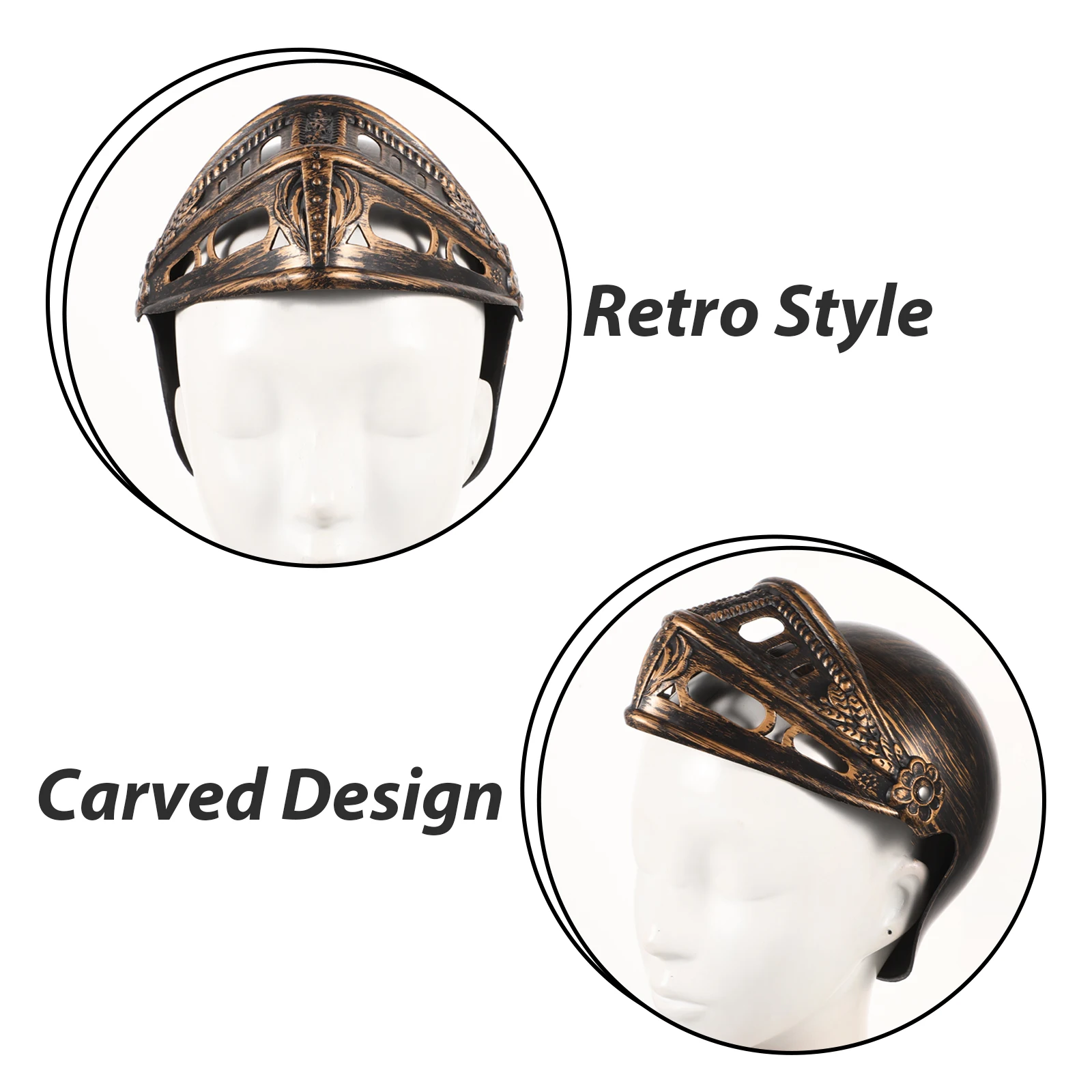 

Vintage Soldier Headgear Kids Roman Helmet Attractive Cosplay Accessory For Festivals And Carnivals Costume Hat