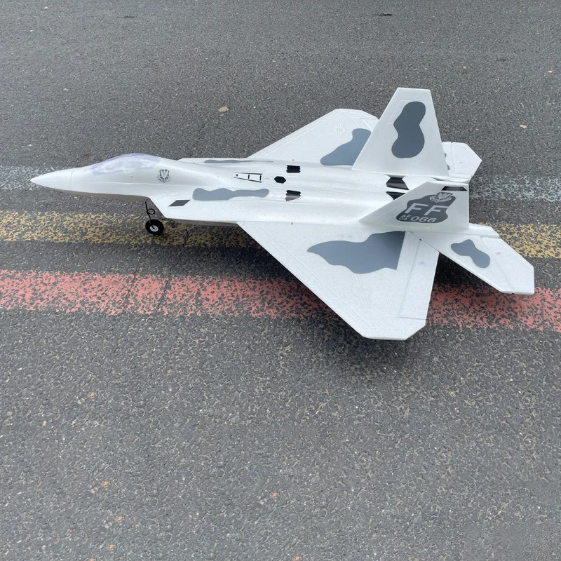 720mm Wingspan F22 Raptor V2 64mm Ducted Jet Electric Epo Fixed-Wing Adult Assembly Remote Control Model Aircraft Toy