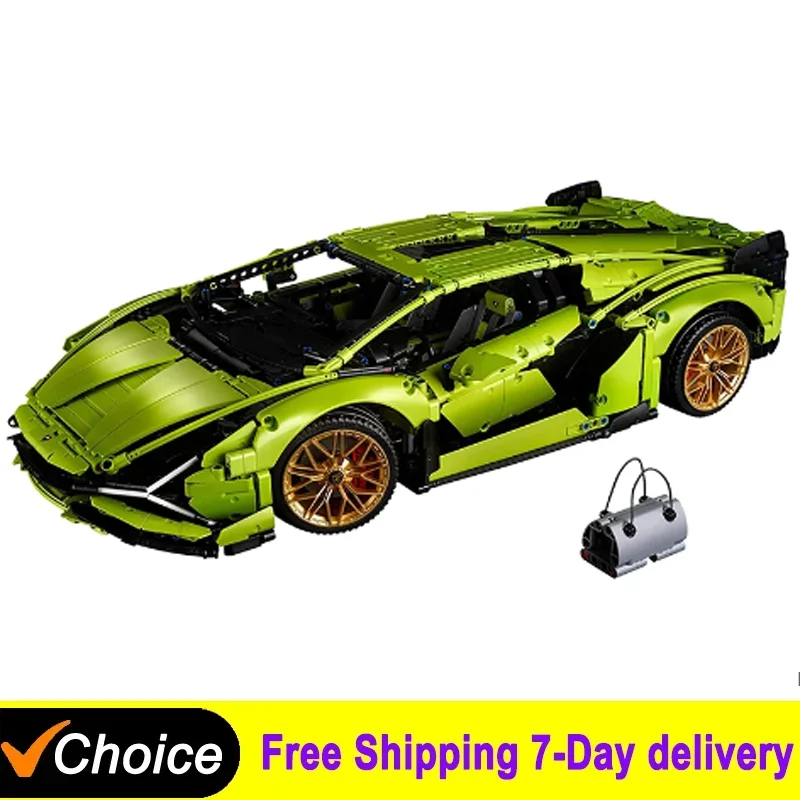 3696PCS Lambo Sian Compatible 42115 Technical Car Model Building  for Adults Bricks Toys for Boys Block Constructor Gifts Kids