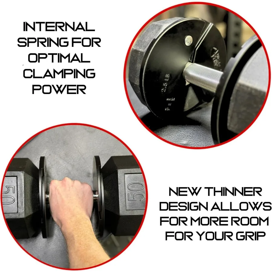 لوحة وزن Micro Gainz Dumbbell كسور 2.5 رطل مثالية للتحميل الصغير في تدريب القوة وتمارين المقاومة 2 فطيرة #2