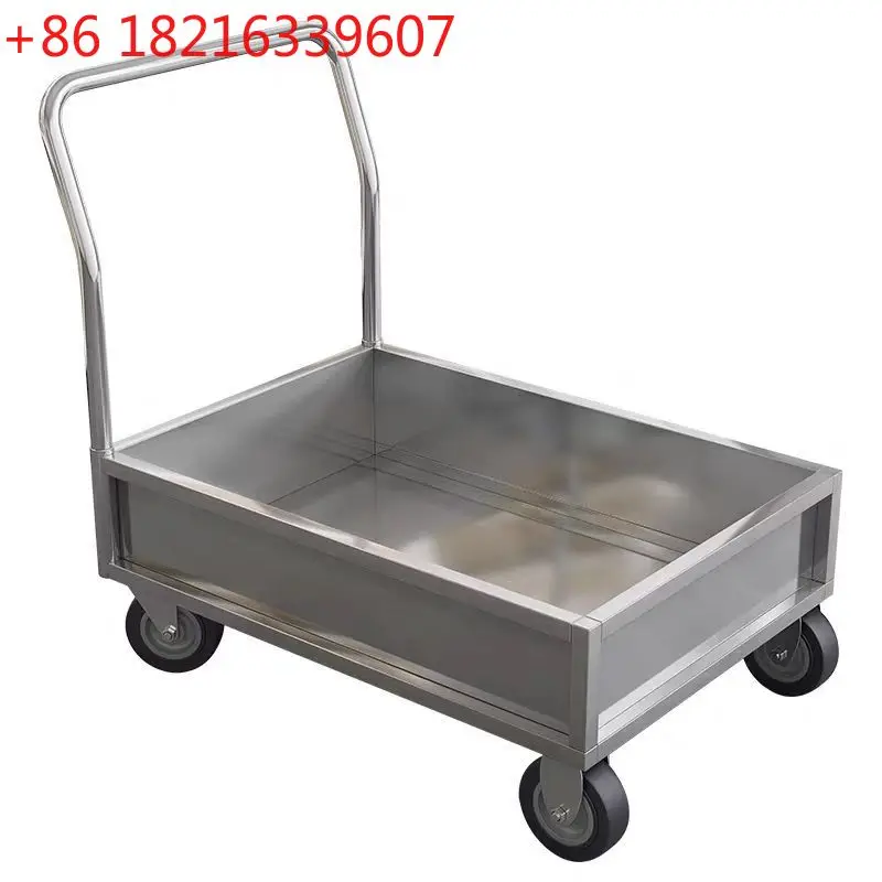 YAO stainless steel plus fence anti-leakage trolley handling tool truck transportation