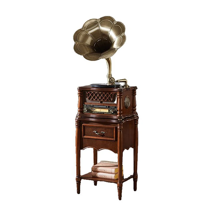 

Hot Selling Antique Wooden Gramophones Audio & Video Accessory with Player Turntable