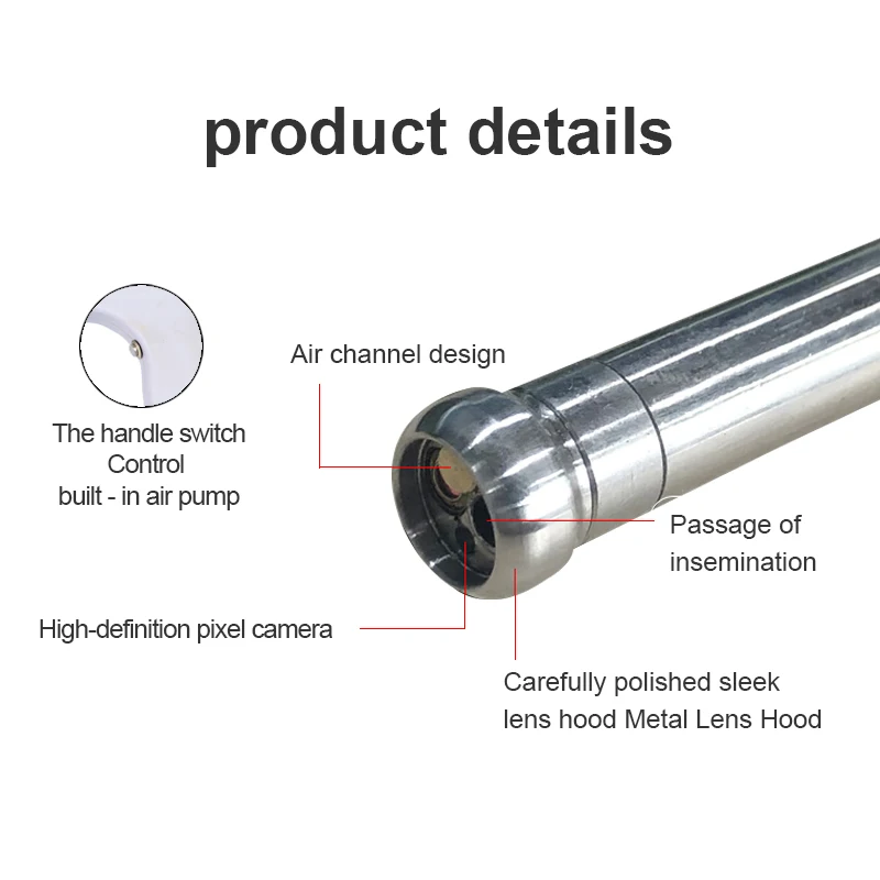 Portable Visible Insemination Foranimal AI  and Blowing Endoscope Veterinary Equipment Animal & Veterinary