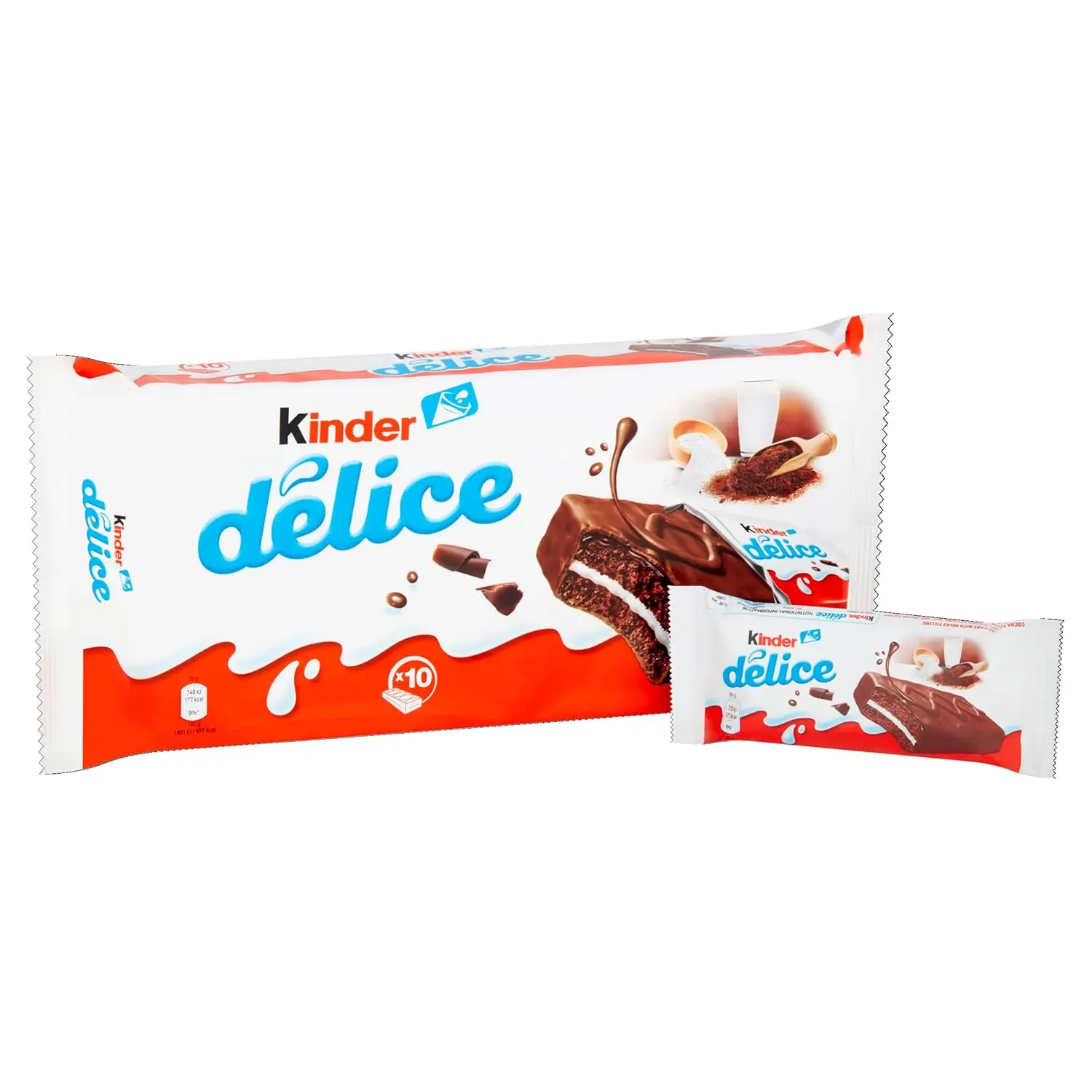 كيندر ديليس عبوة بار كاكاو اسفنجية 20 وحدة