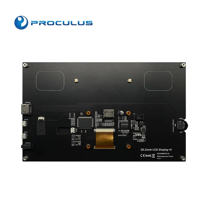 10.1Inch HDMI Screen1024x600 HDMI Portable Monitor IPS LCD Touchscreen Display for raspberry pie