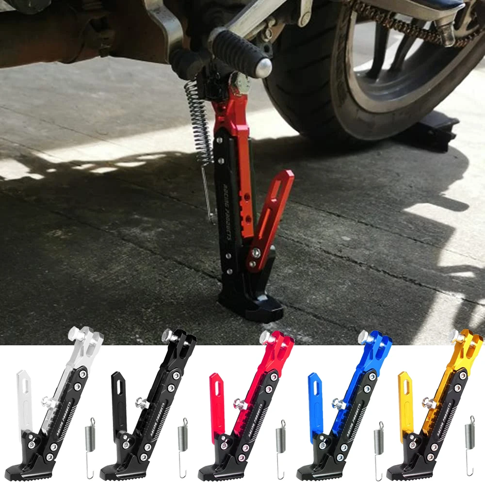 

Motorcycle Adjustable CNC Metal Foot Bracket Kick Side Bracket Durable Corrosion Resistant Bracket Motorcycle Stand Accessories