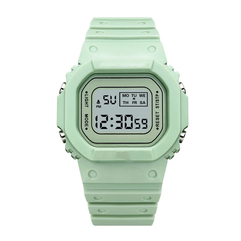 UTHAI CE117 Leisure Electronic Watch Multicolor Sports Electronic Watch For Boys And Girls Square Watch For Teenagers