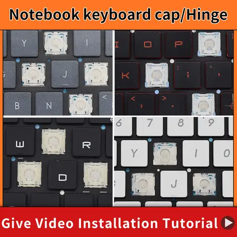 Replacement Keycap Key cap &Scissor Clip&Hinge For MSI Modern14 15 GE66 GP66 MS-1541 GS66 P66 Stealth MS-16V1/16V 16V3 Keyboard