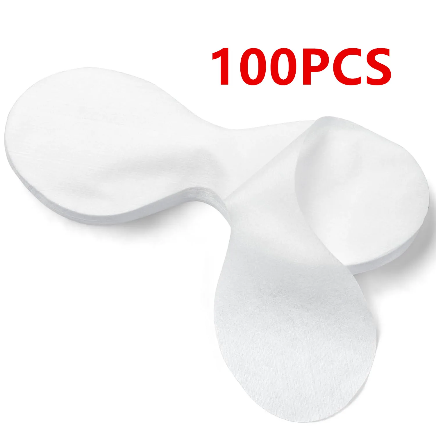 100 Pieces Non-Woven Eye Care Patches Paper, Disposible Eye Mask Paper Cotton Spa Eye Pads Eye Care Sheets DIY Skincare