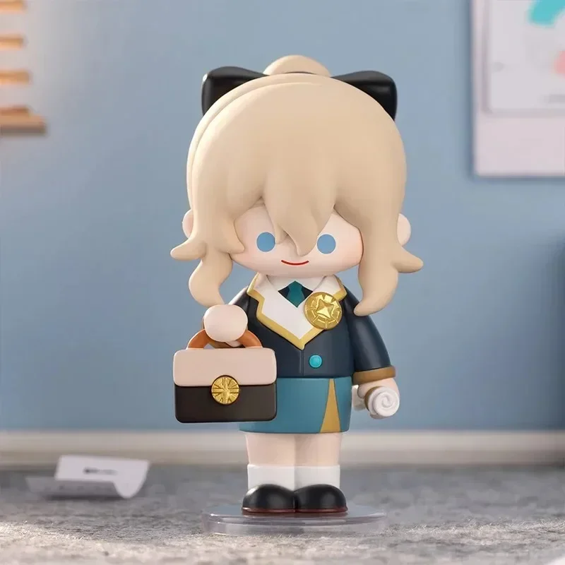 POP MART Genshin Impact Dress-Up Dreams ชุดซีรีส์ Chibi สุดฮิต กล่องสุ่มของเล่น ฟิกเกอร์แอคชั่นเซอร์ไพรส์