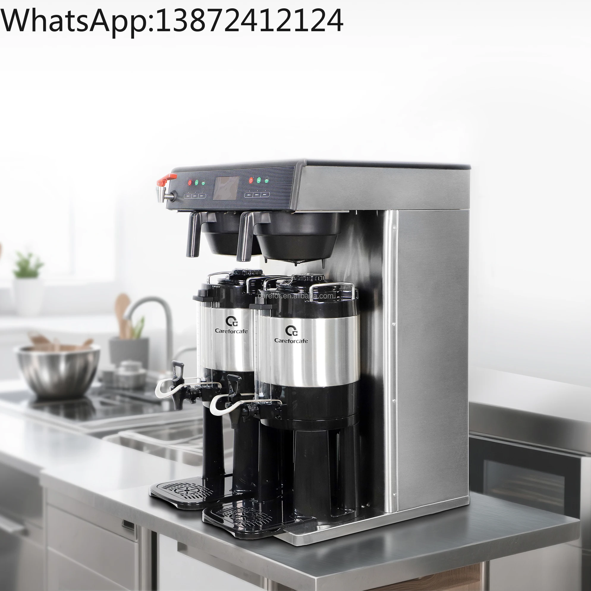 

Carefor Hot Selling High-end LED Display Fully Automatic Grinder & Brew Coffee Machine Drip Coffee Maker