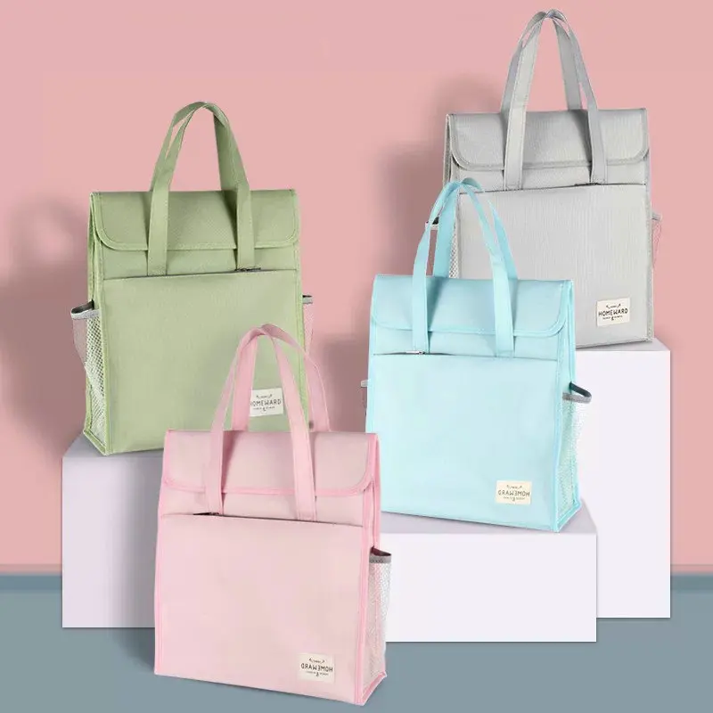 School Tote Bags For Students Girl/Boy Carry Bag For School Books Hand Bag Multi-use Oxford Bag For School