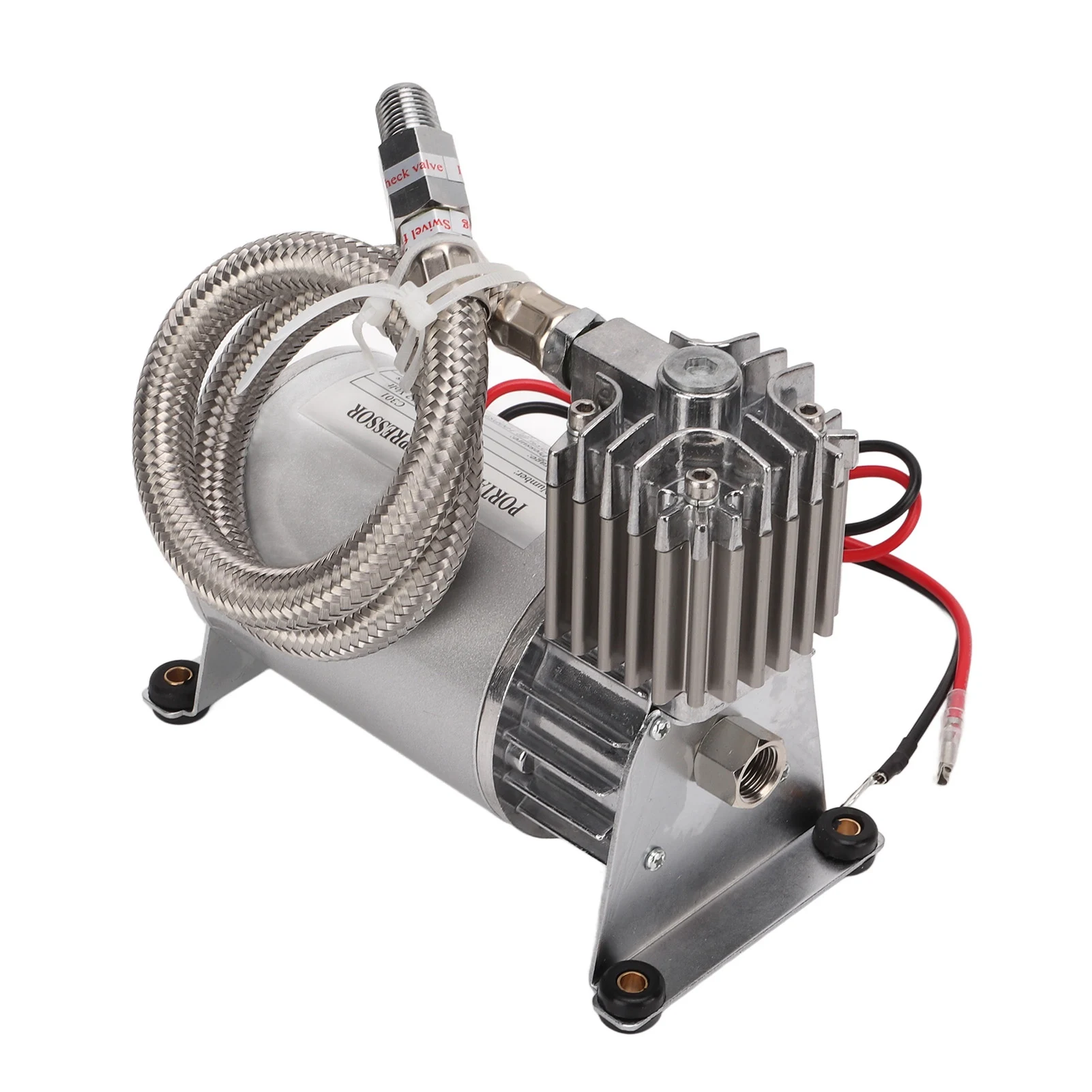 Heavy Duty Air Compressor 20A 150 PSI Metal Universal NPT1/4 Thread for 12V Vehicles Yacht Boats OEM Replacement Temperature Con