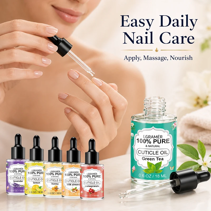 6 Smells 18ml Cuticle Oil Nail Care Nutrition Nails Repair Manicure Revitalizer Oil Prevent Agnail Nail Polish Nail Treatment