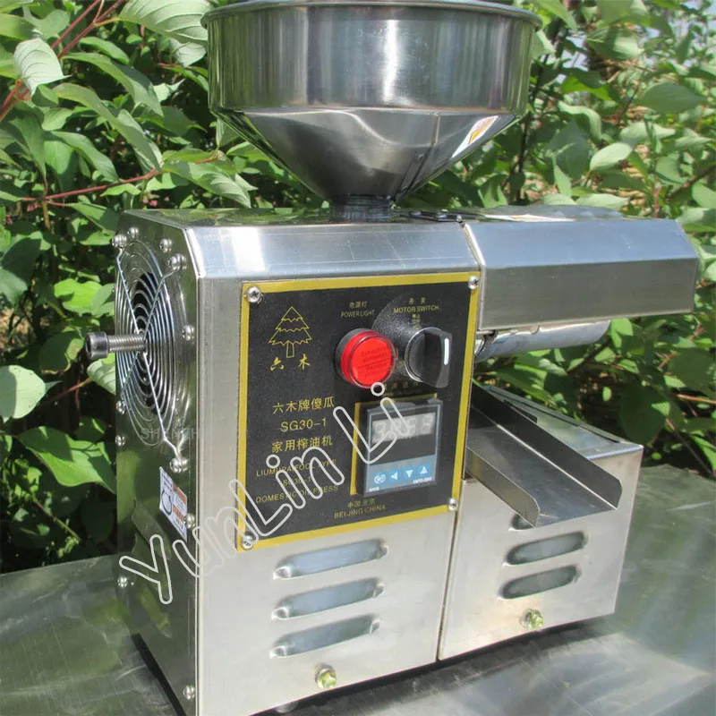 آلة ضغط الزيت التجارية المصنوعة من الفولاذ المقاوم للصدأ ذات معدل عالٍ لتوفير العمالة