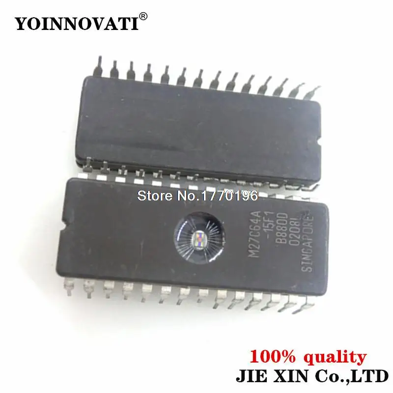 5 piezas M27C64A-15F1 M27C64A-12F1 M27C64 27C64 M27C64A DIP-28 EPROM IC 64 Kbit (8Kb x8) UV EPROM.
