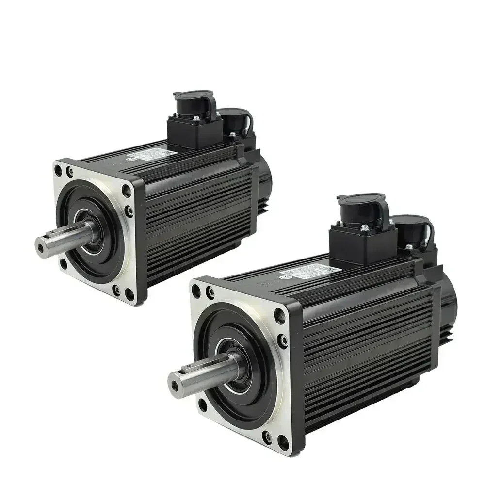 2026 جديد SZGH محرك سيرفو دعم MODBUS EtherCAT CANopen 2kw 7.7NM 23bit التشفير تماما محرك سيرفو يعمل بالتيار المتردد لسائق محرك التيار المتردد