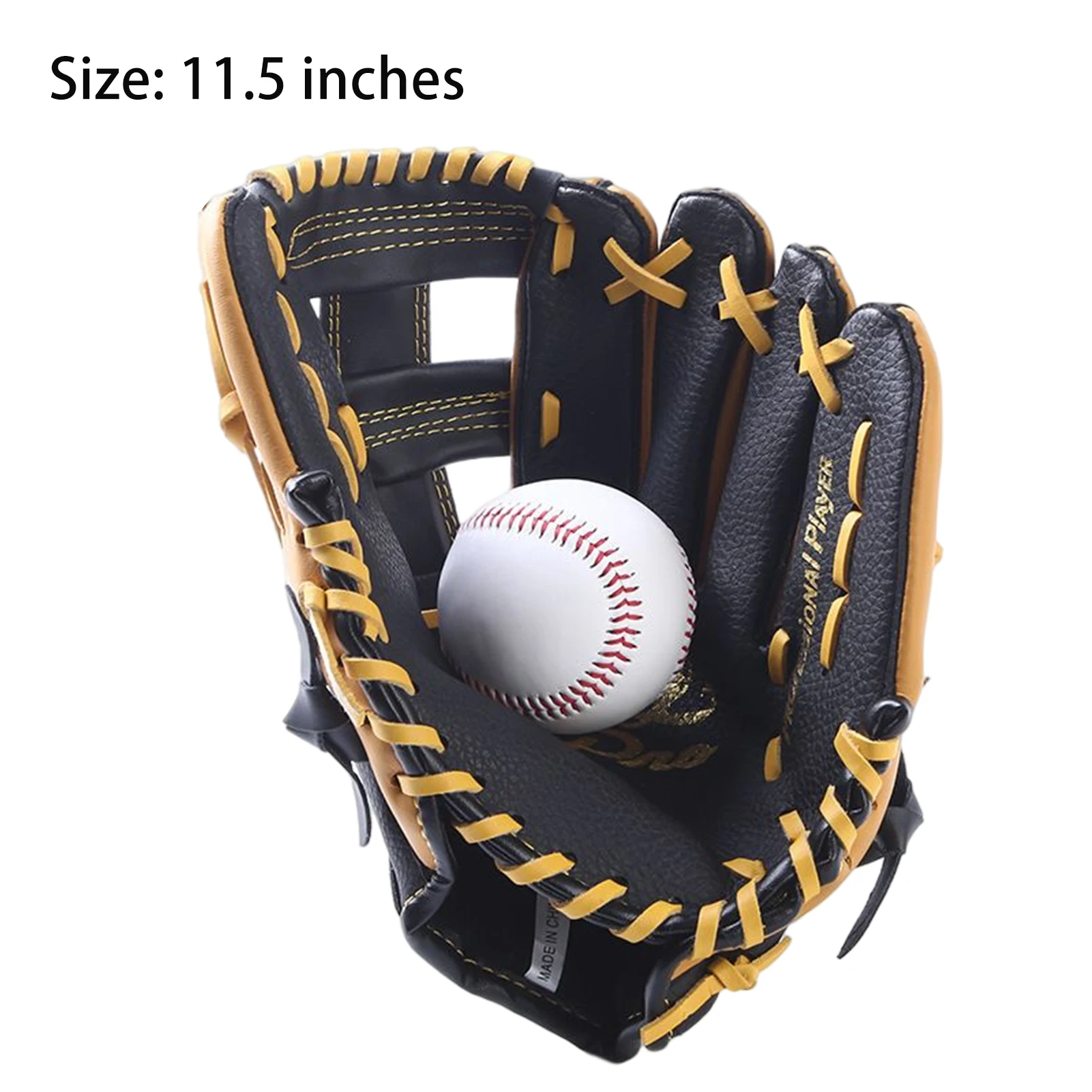 Newly Two-layer Cowhide Baseball Gloves Wicking Gloves Sports Sweat-absorbing Softball Gloves for Holiday Birthday Gift