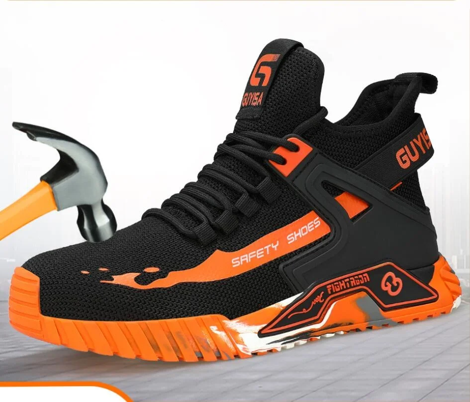 

High Top Labor Protection Shoes Work Safety Boots Man Indestructible Shoes
