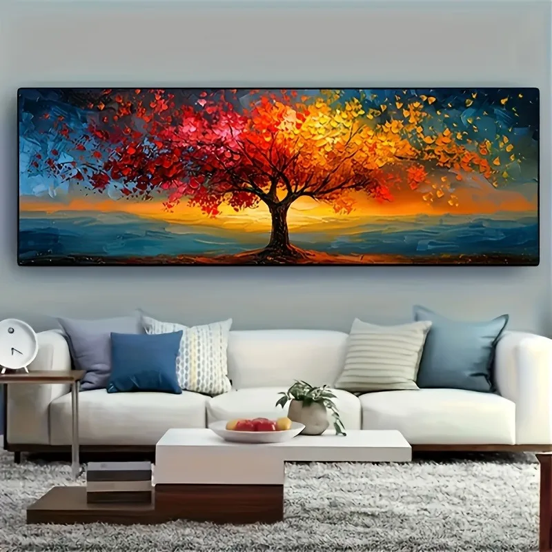 Classic Vintage Moonlight Sea View Canvas Poster Art Frameless Horizontal Wall Decor Suitable For Kitchen Office Living Room 4